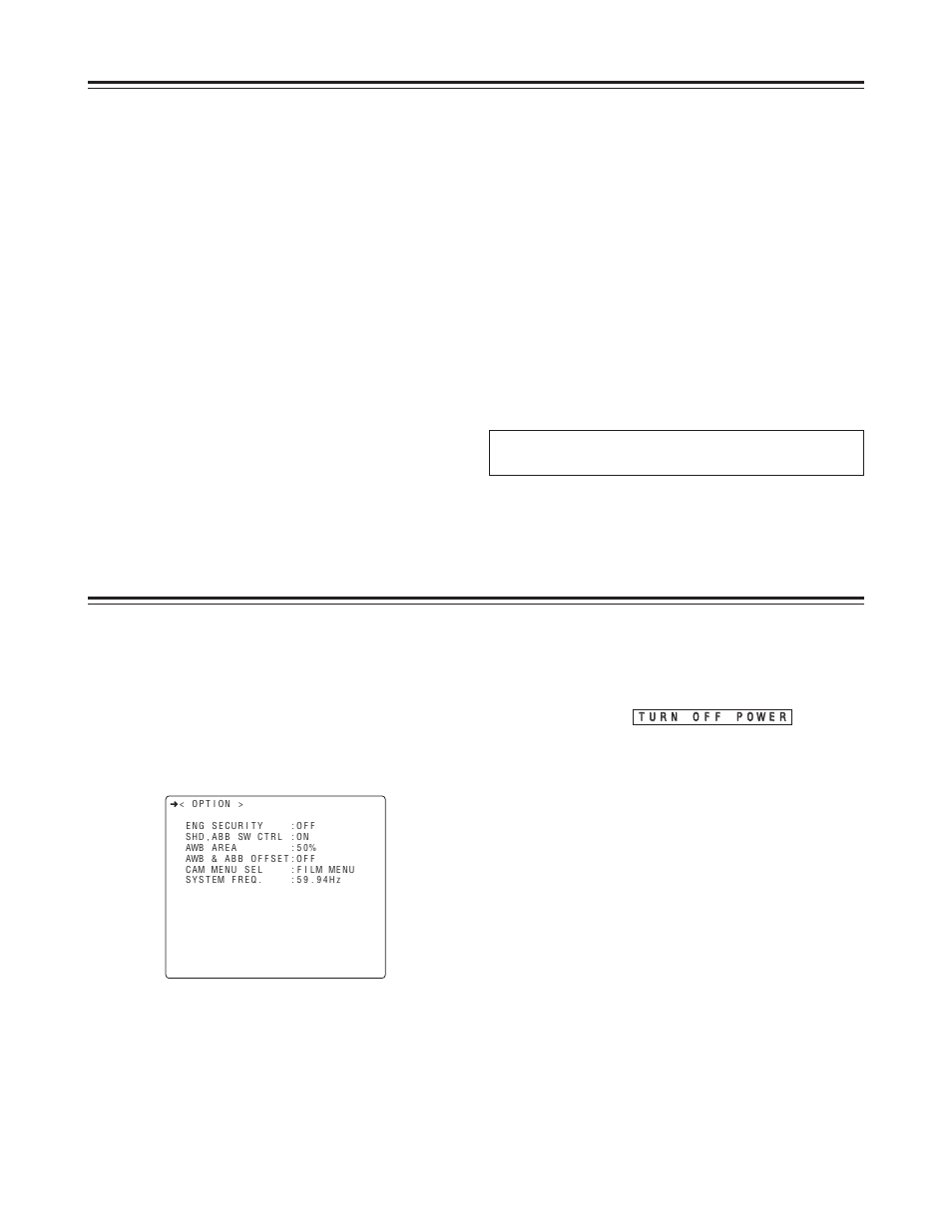 Film tone gamma function, Switching the frame frequency | Panasonic AJ-HDC27FP User Manual | Page 58 / 134