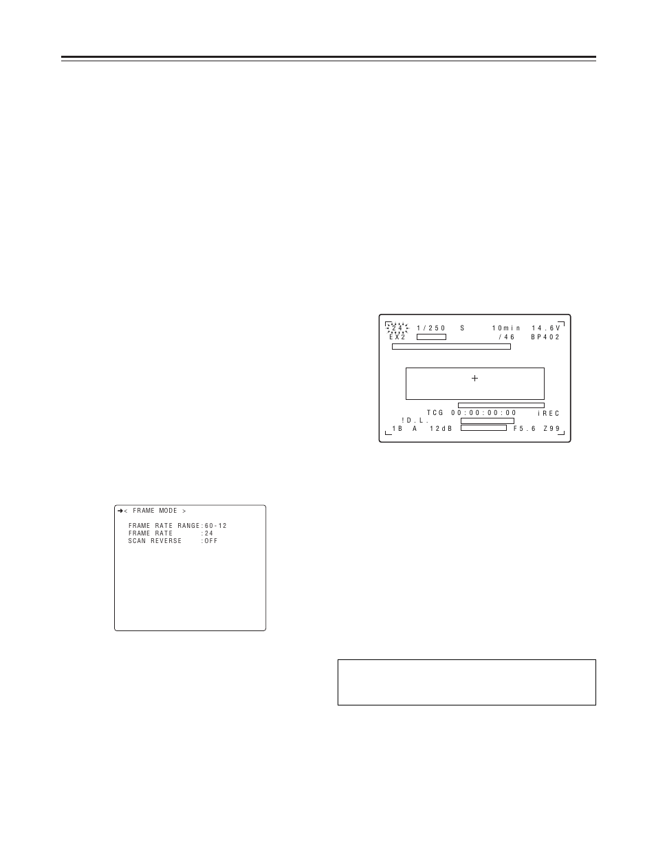 Variable frame rate, Setting the frame rate | Panasonic AJ-HDC27FP User Manual | Page 59 / 134