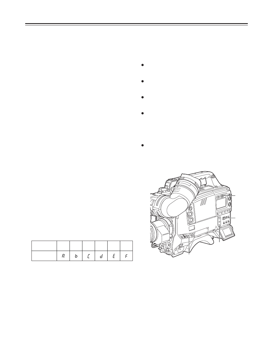 Setting the time data, Setting the user’s bit | Panasonic AJ-HDC27FP User Manual | Page 62 / 134