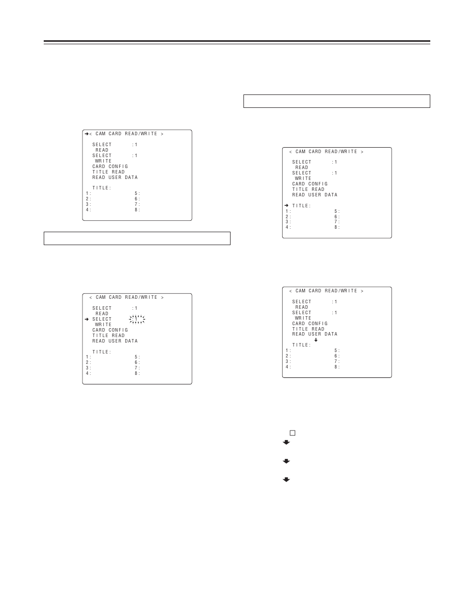 Setup card operations, Saving the data settings on the card | Panasonic AJ-HDC27FP User Manual | Page 74 / 134