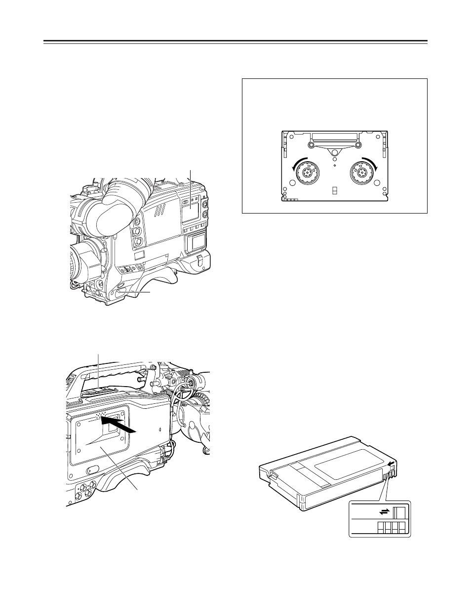 Cassette tapes, Loading a cassette tape | Panasonic AJ-HDC27FP User Manual | Page 78 / 134