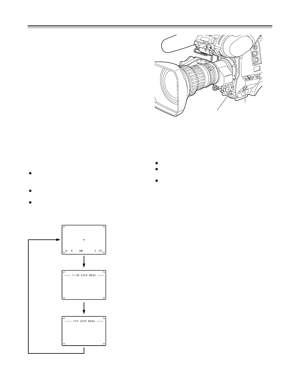 Menu operations, User menu, Engineer menu | Film mode and video mode | Panasonic AJ-HDC27FP User Manual | Page 84 / 134