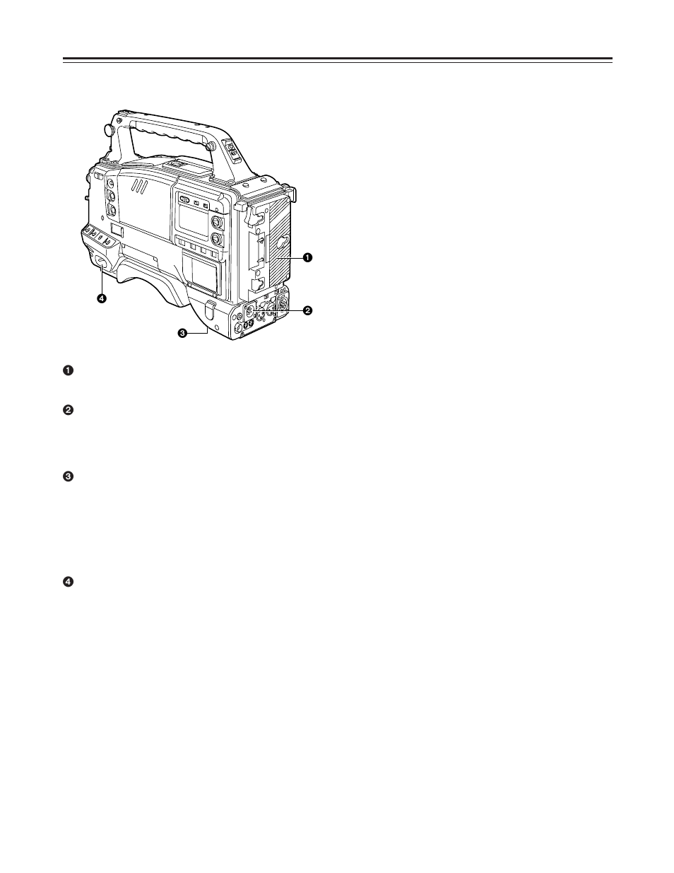 Parts and their functions | Panasonic AJ-HDC27FP User Manual | Page 9 / 134