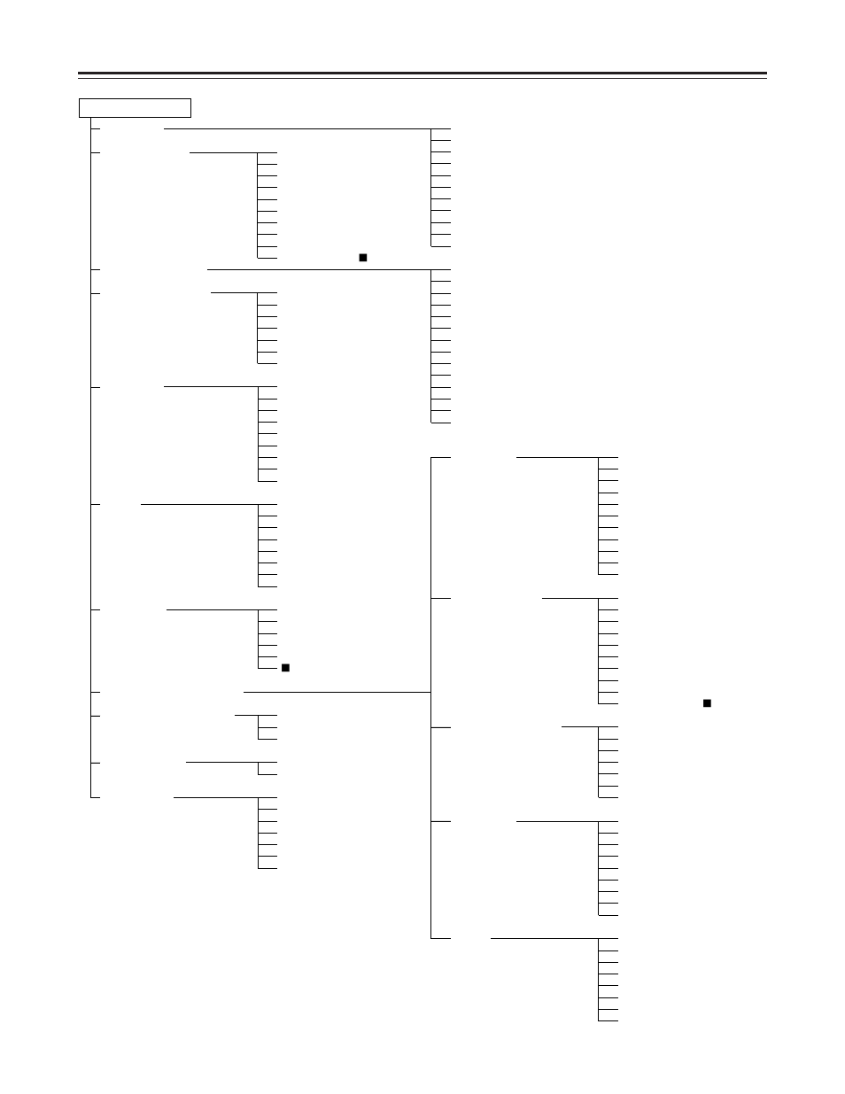 Setting menu configuration | Panasonic AJ-HDC27FP User Manual | Page 90 / 134