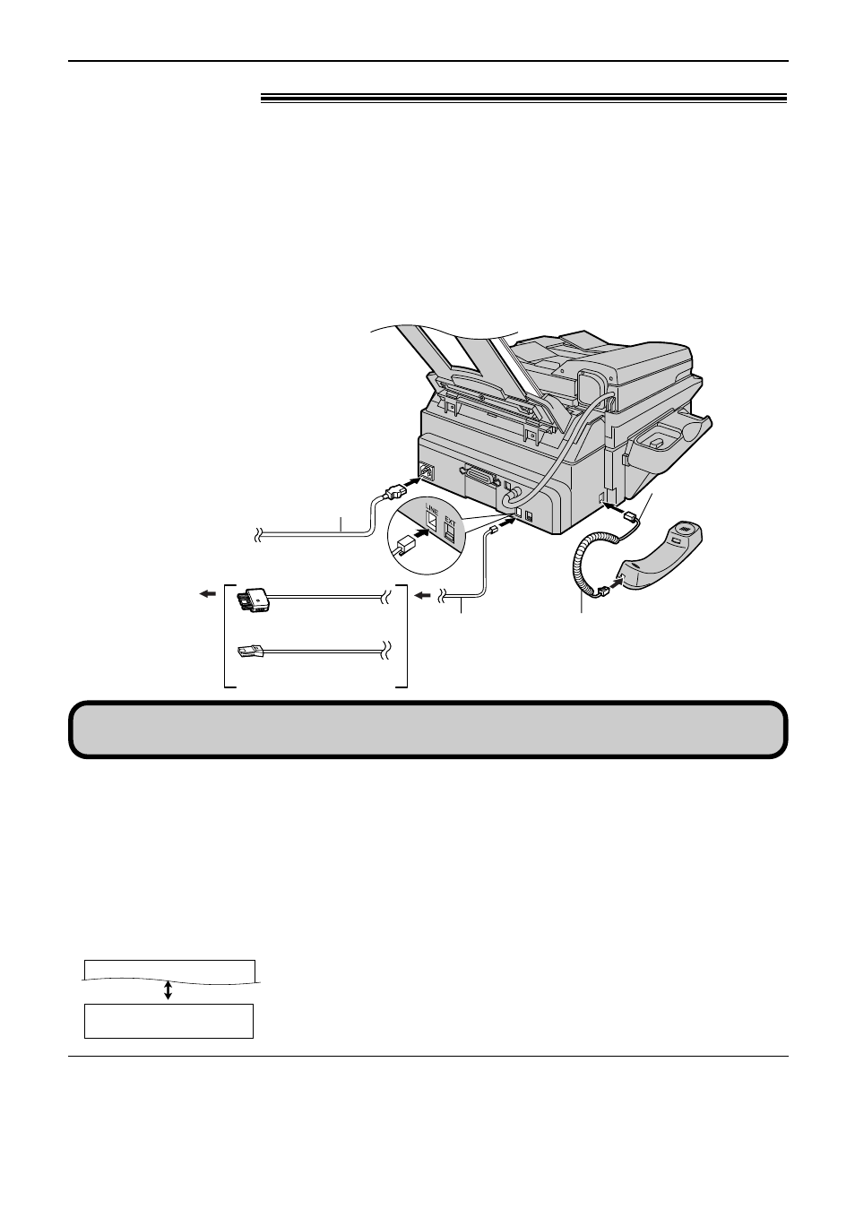 Setup, Connections | Panasonic KX-FLB751AL User Manual | Page 18 / 84