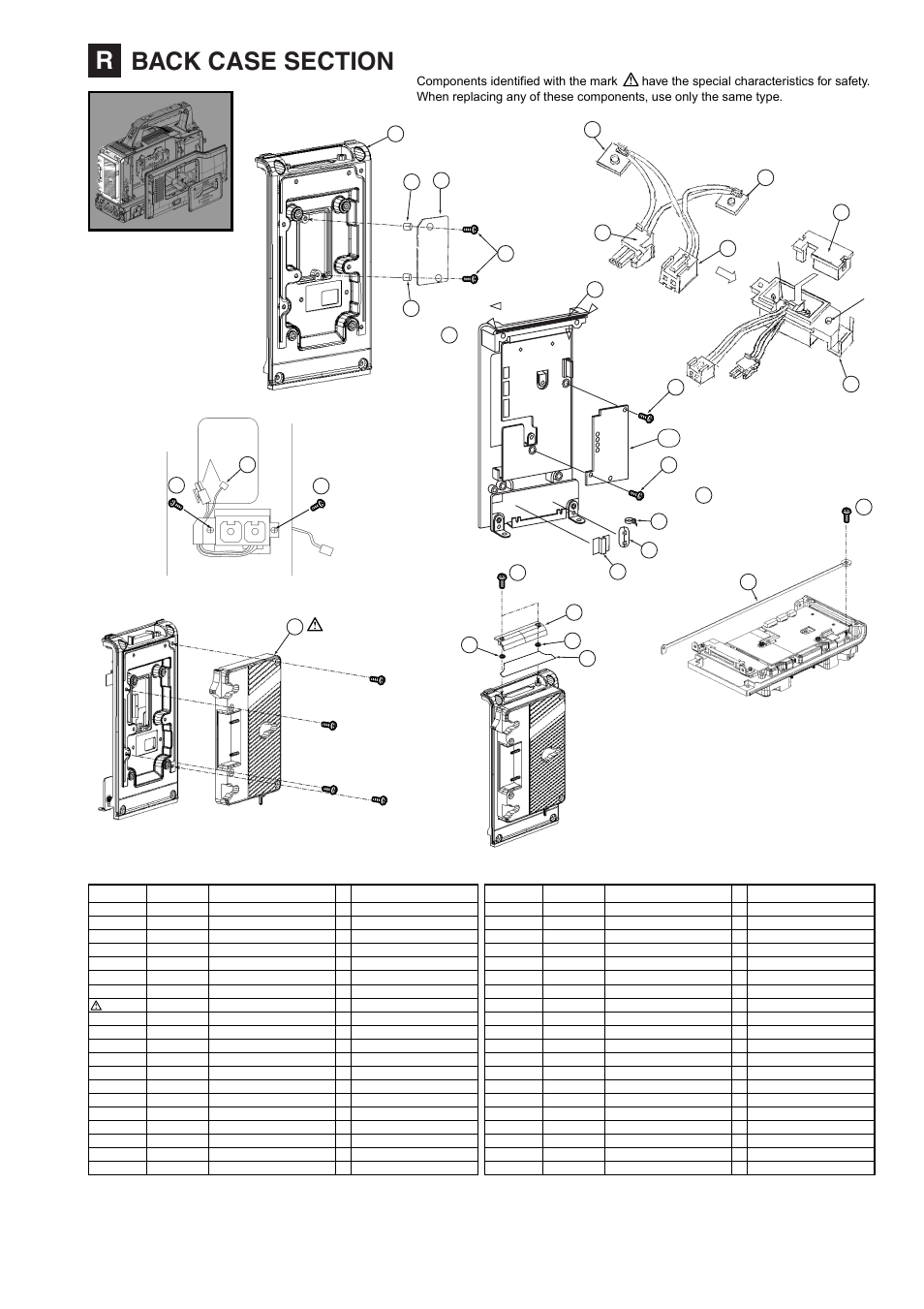 R] back case section, Prt-15 | Panasonic AJ-HDX900MC User Manual | Page 17 / 26