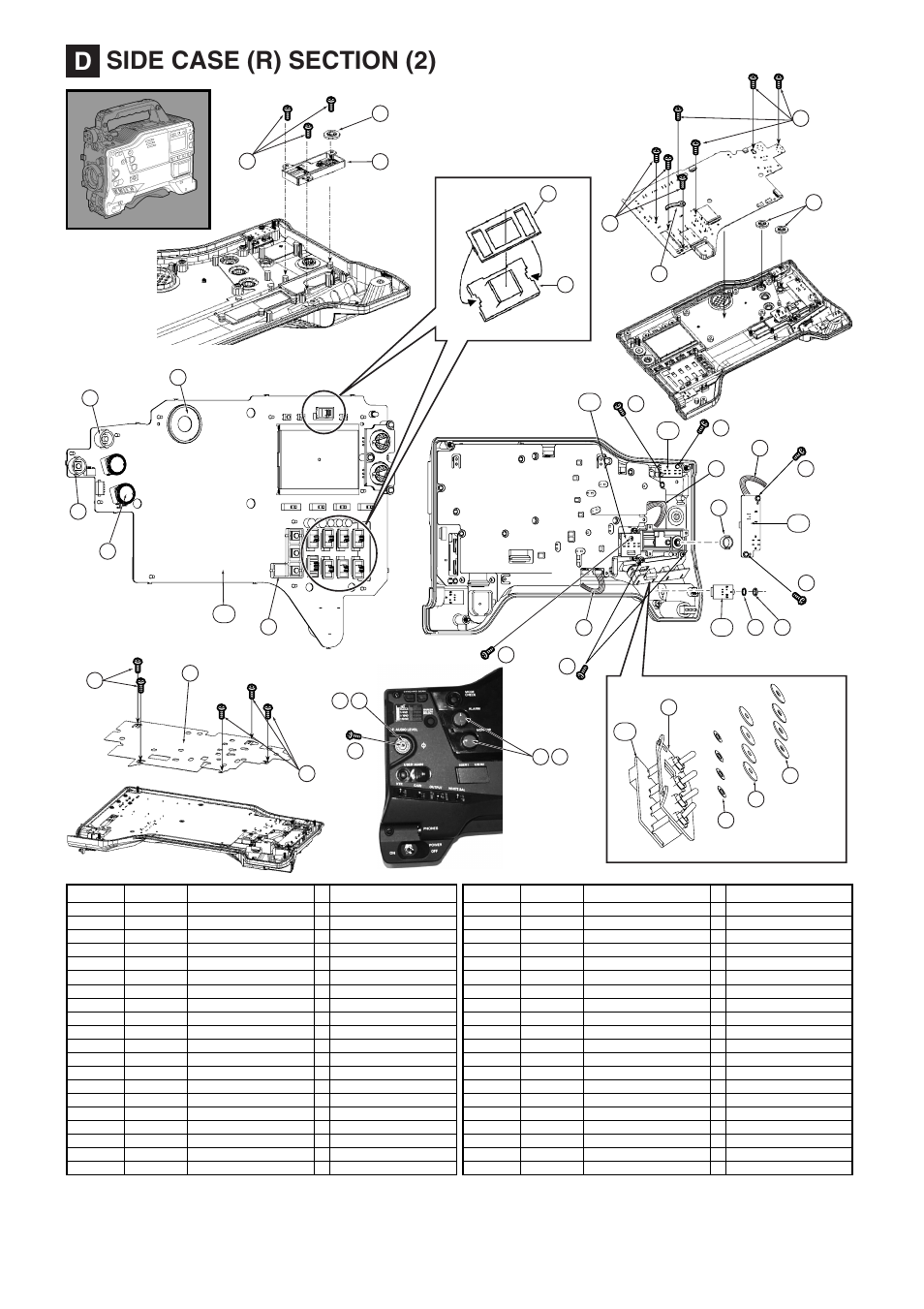 D] side case (r)section (2), Prt-6 | Panasonic AJ-HDX900MC User Manual | Page 8 / 26