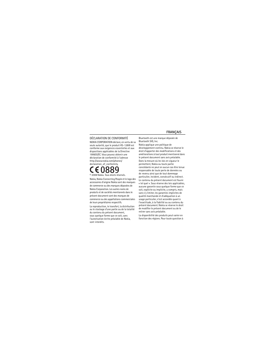 Nokia Bluetooth Headset BH-606 User Manual | Page 38 / 48