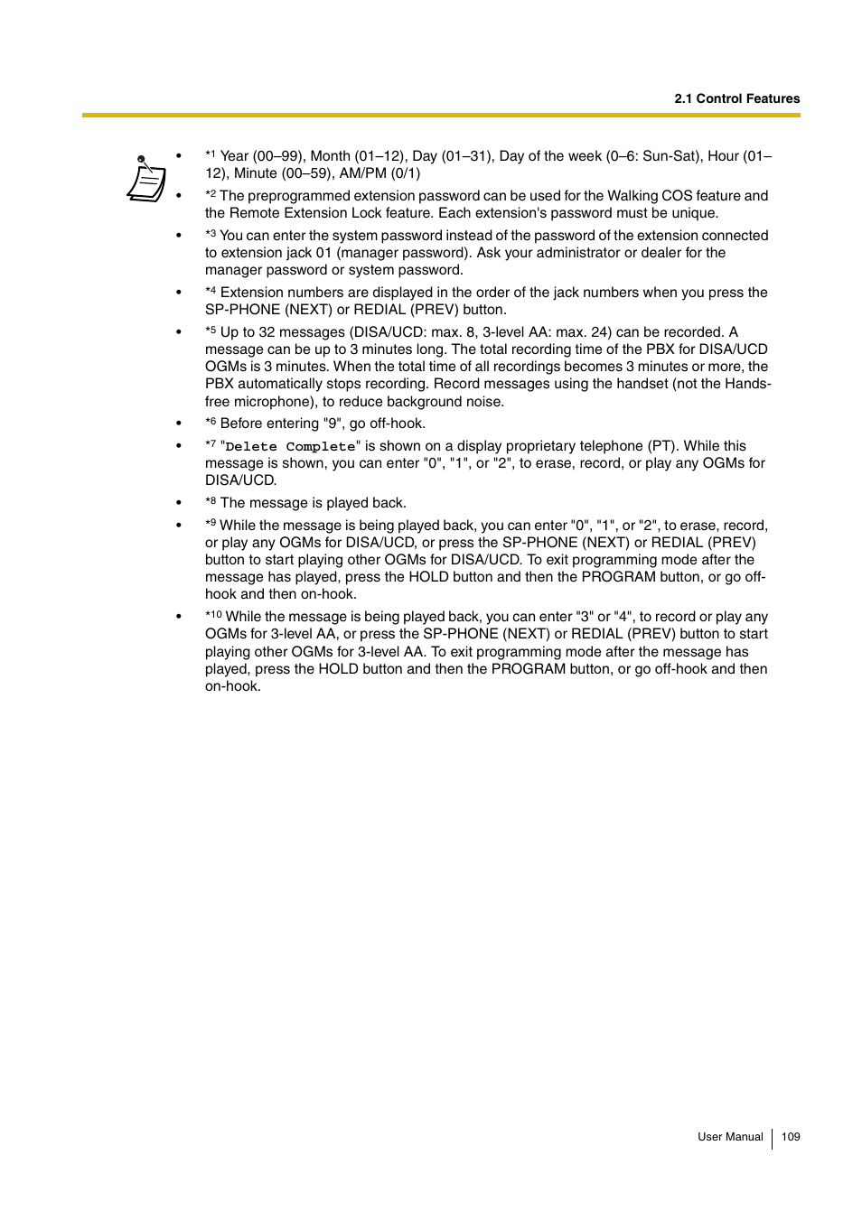 Panasonic KX-TEB308 User Manual | Page 109 / 152