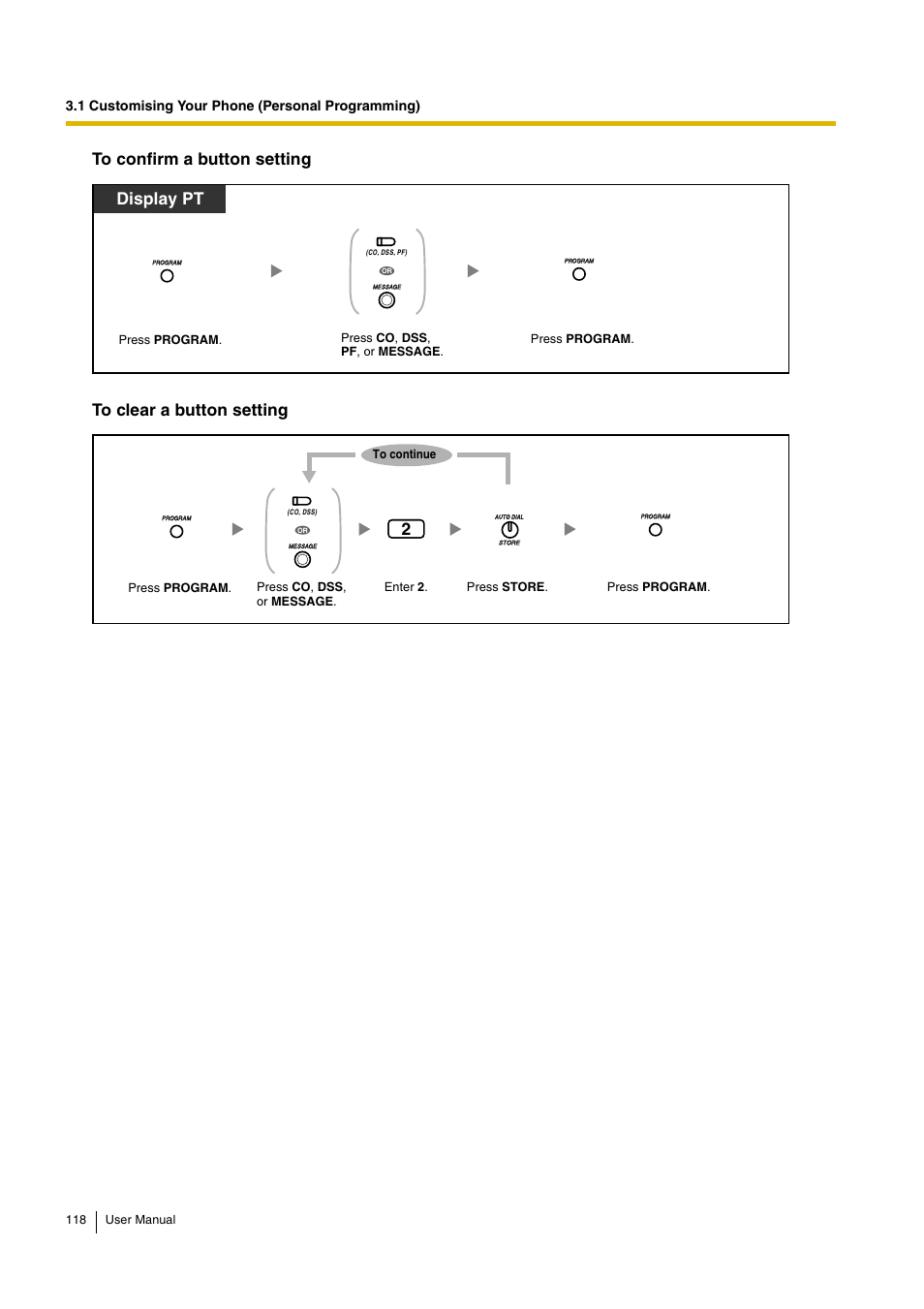 Display pt | Panasonic KX-TEB308 User Manual | Page 118 / 152