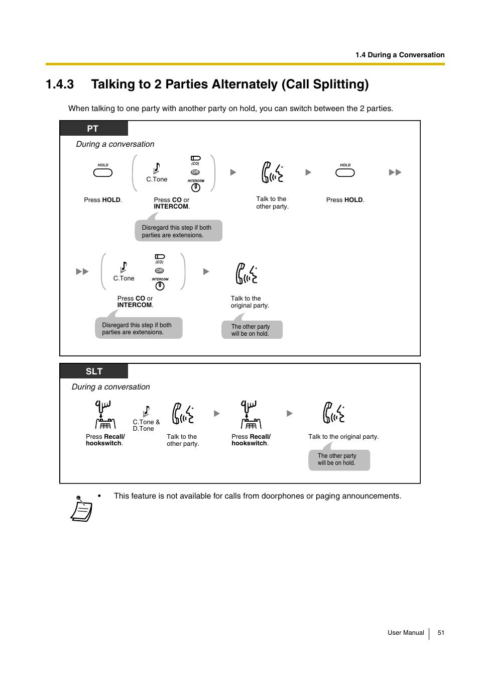 Panasonic KX-TEB308 User Manual | Page 51 / 152