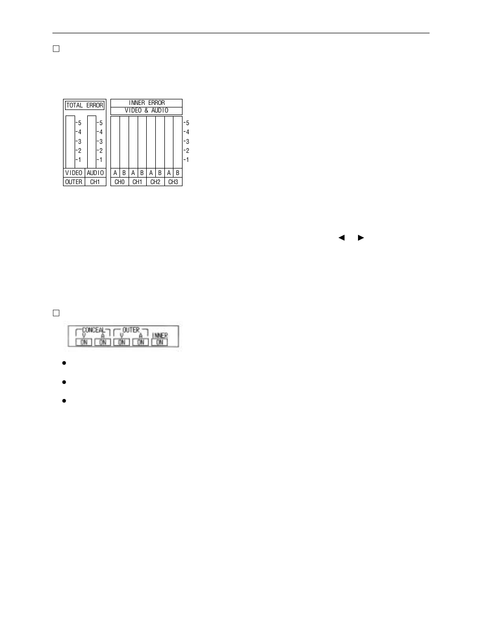 Rf test menu, Error rate display, Correction and revision statuses | Panasonic AJ-HD3700BPE User Manual | Page 155 / 194