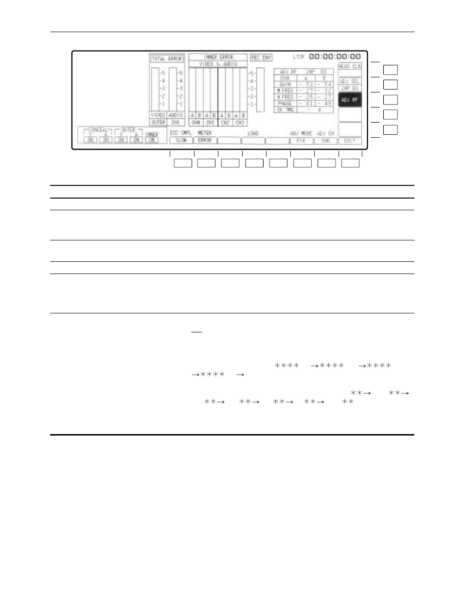 Rf adjustment value display menu | Panasonic AJ-HD3700BPE User Manual | Page 156 / 194