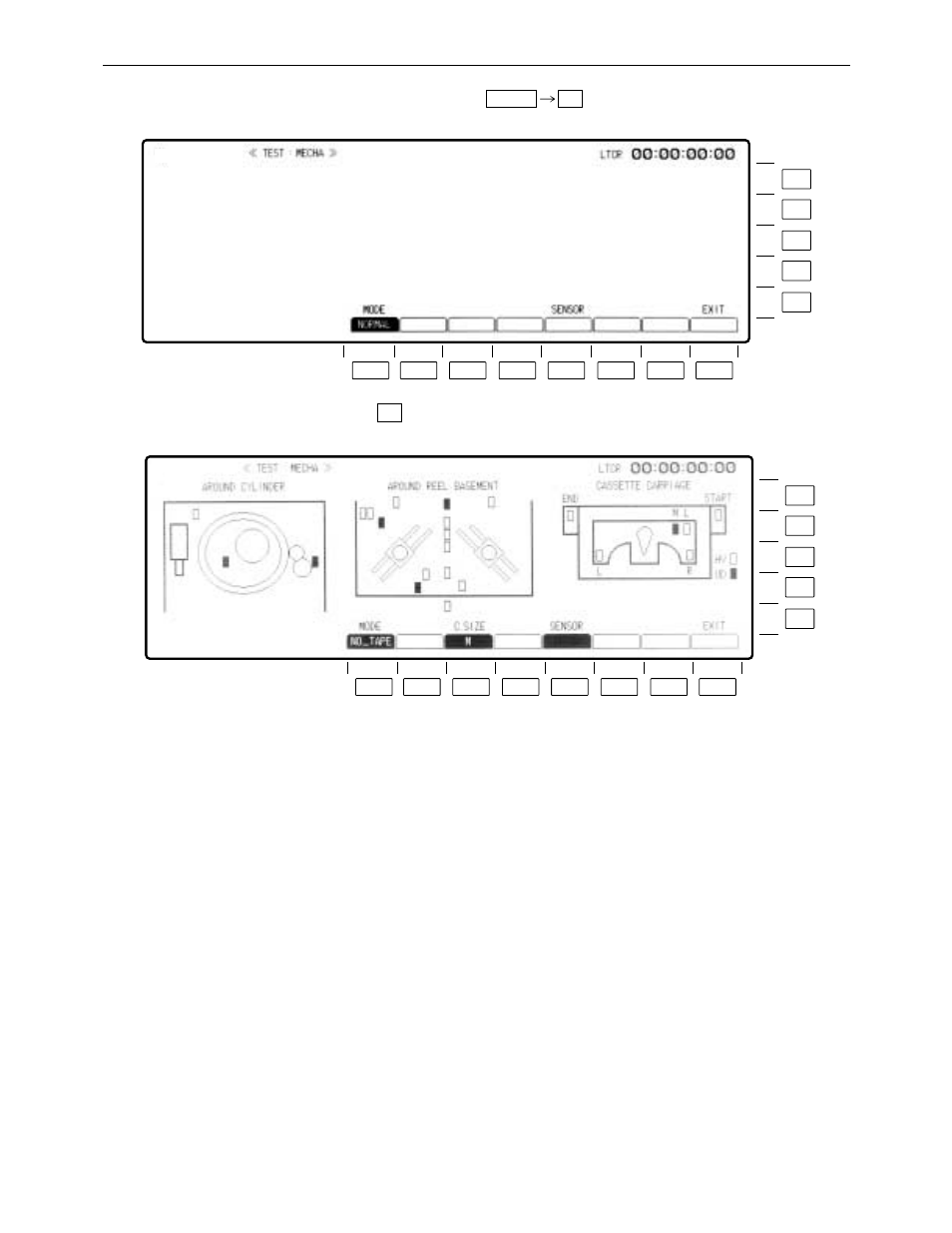Mecha test menu | Panasonic AJ-HD3700BPE User Manual | Page 158 / 194