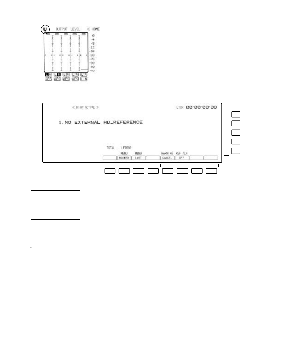 Diag menu error messages | Panasonic AJ-HD3700BPE User Manual | Page 178 / 194