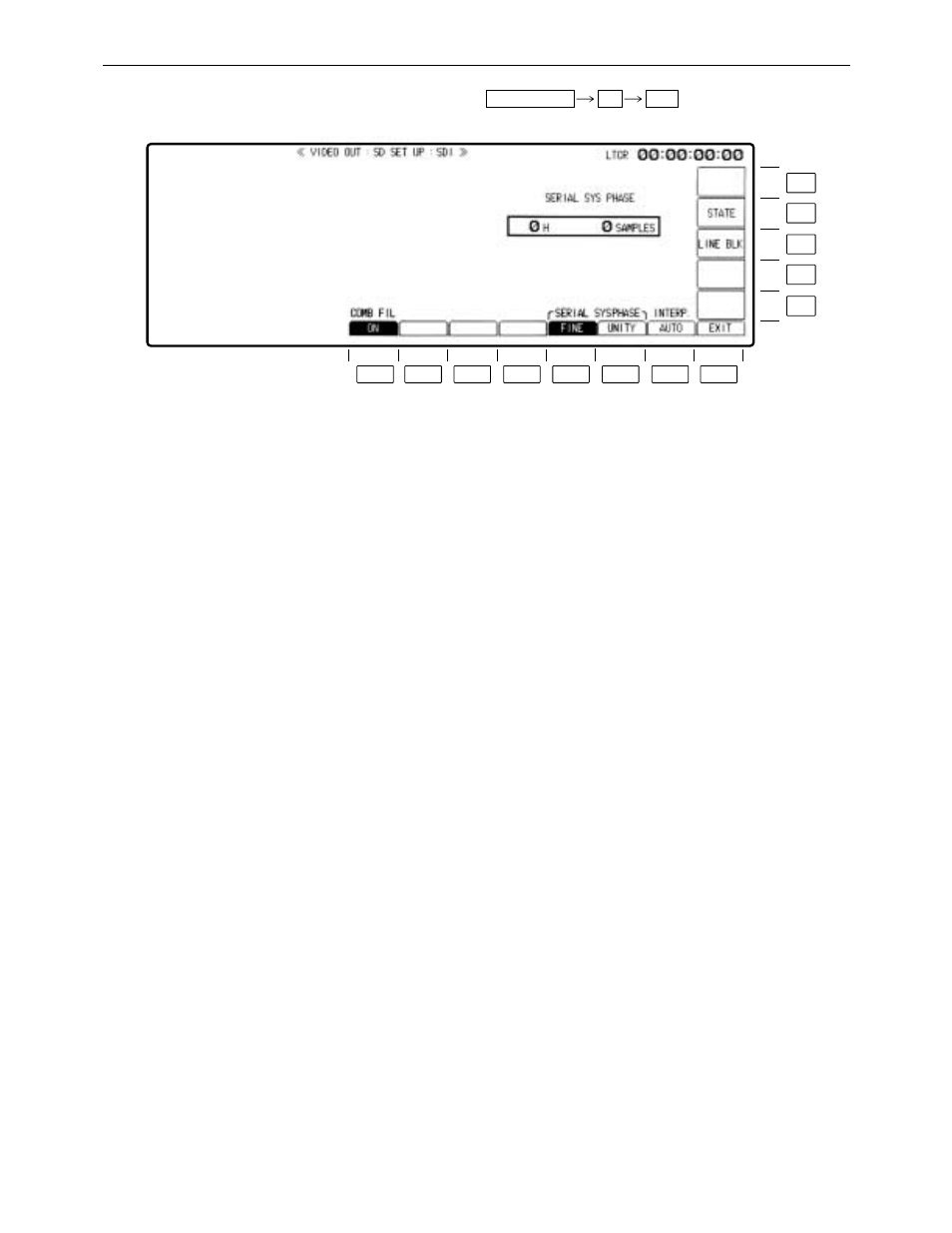 Video out sd set up sdi menu | Panasonic AJ-HD3700BPE User Manual | Page 36 / 194