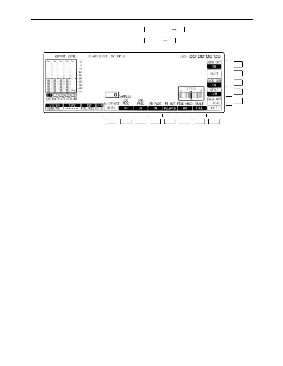 Audio out set up menu | Panasonic AJ-HD3700BPE User Manual | Page 65 / 194