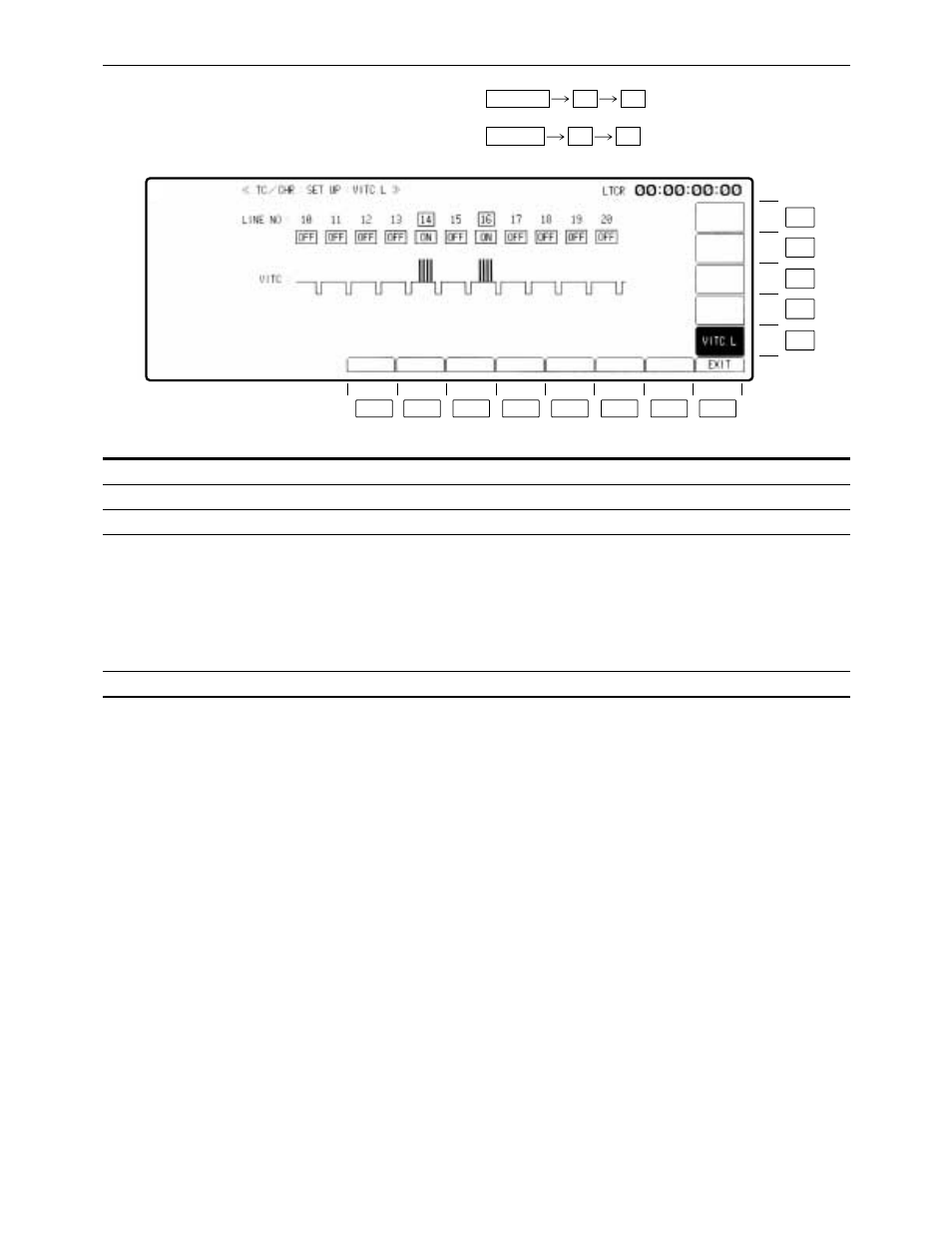 Tc/chr set up vitc.l menu | Panasonic AJ-HD3700BPE User Manual | Page 83 / 194