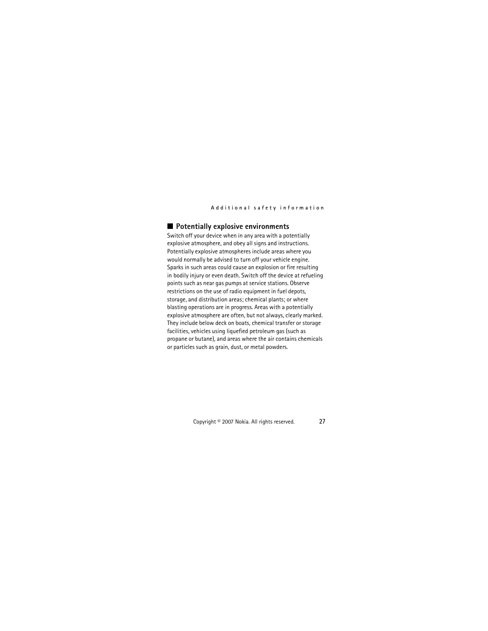 Potentially explosive environments | Panasonic 1200 User Manual | Page 36 / 42