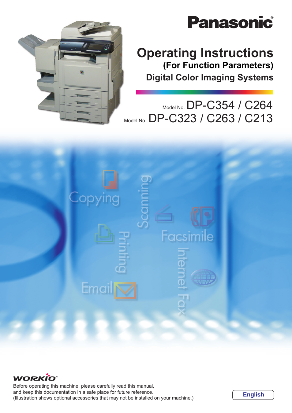 Panasonic DP-C213 User Manual | 100 pages