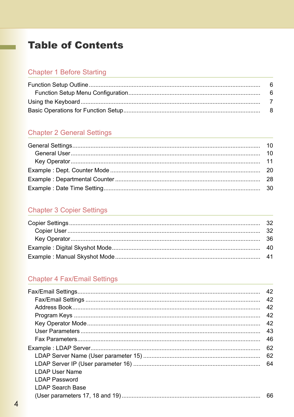 Panasonic DP-C213 User Manual | Page 4 / 100