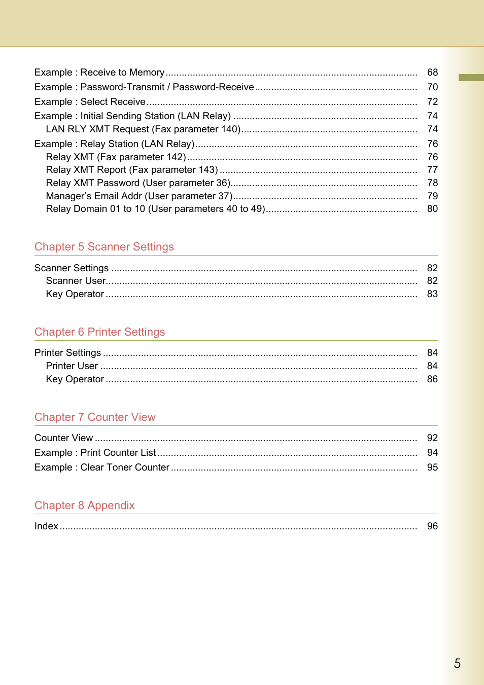 Panasonic DP-C213 User Manual | Page 5 / 100