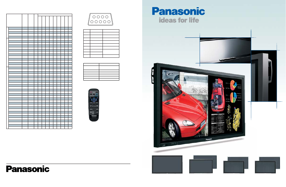 Panasonic TH-50PHD7WK/WS User Manual | 9 pages