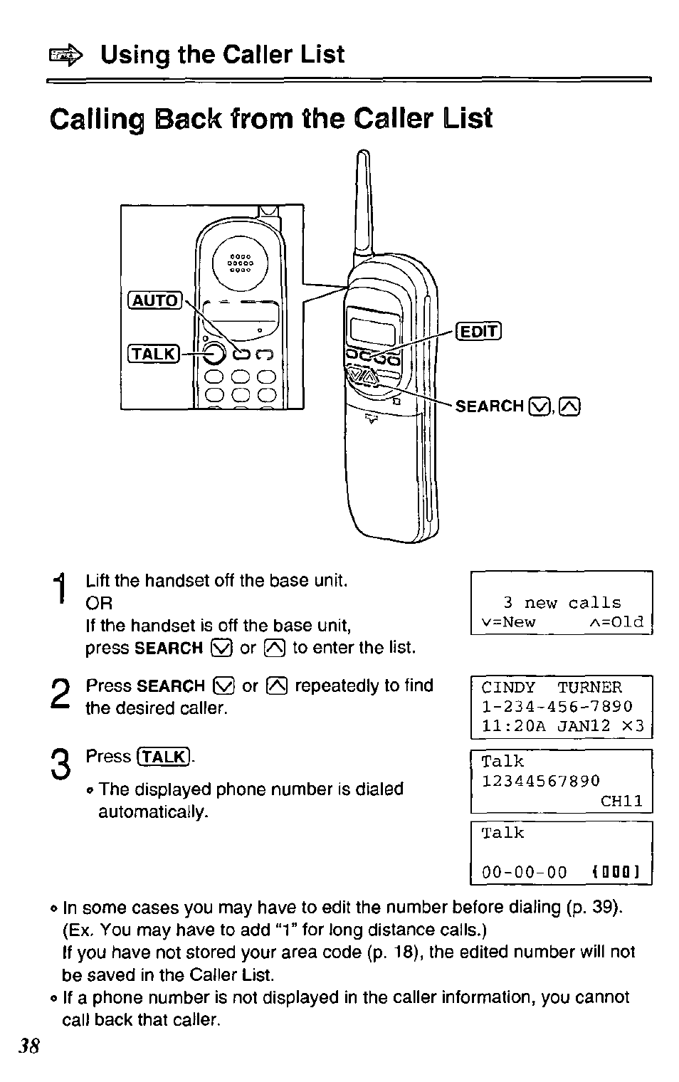 Panasonic KX-TC1731B User Manual | Page 38 / 70