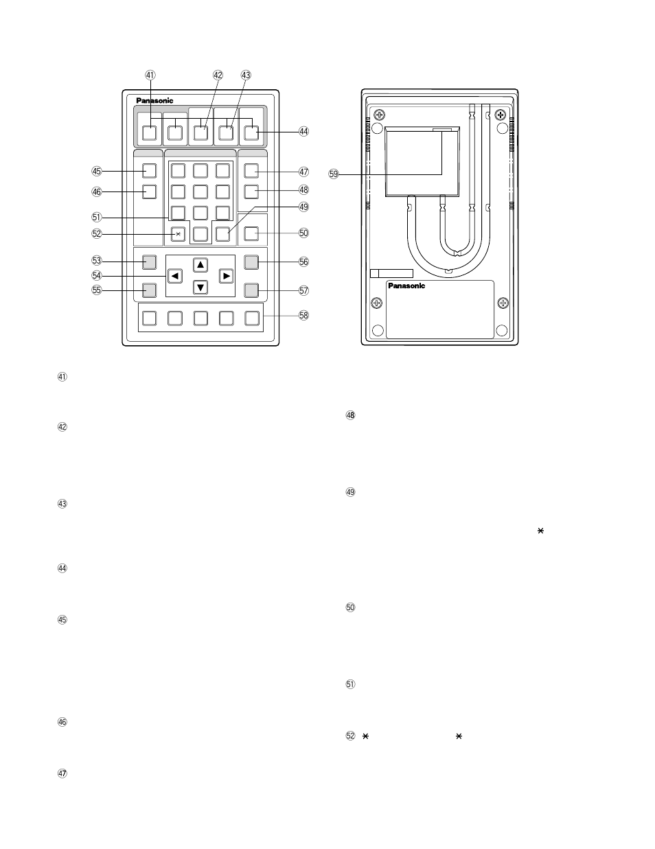 Wv-cu20 remote controller (option) | Panasonic WJ-NT204 User Manual | Page 15 / 147