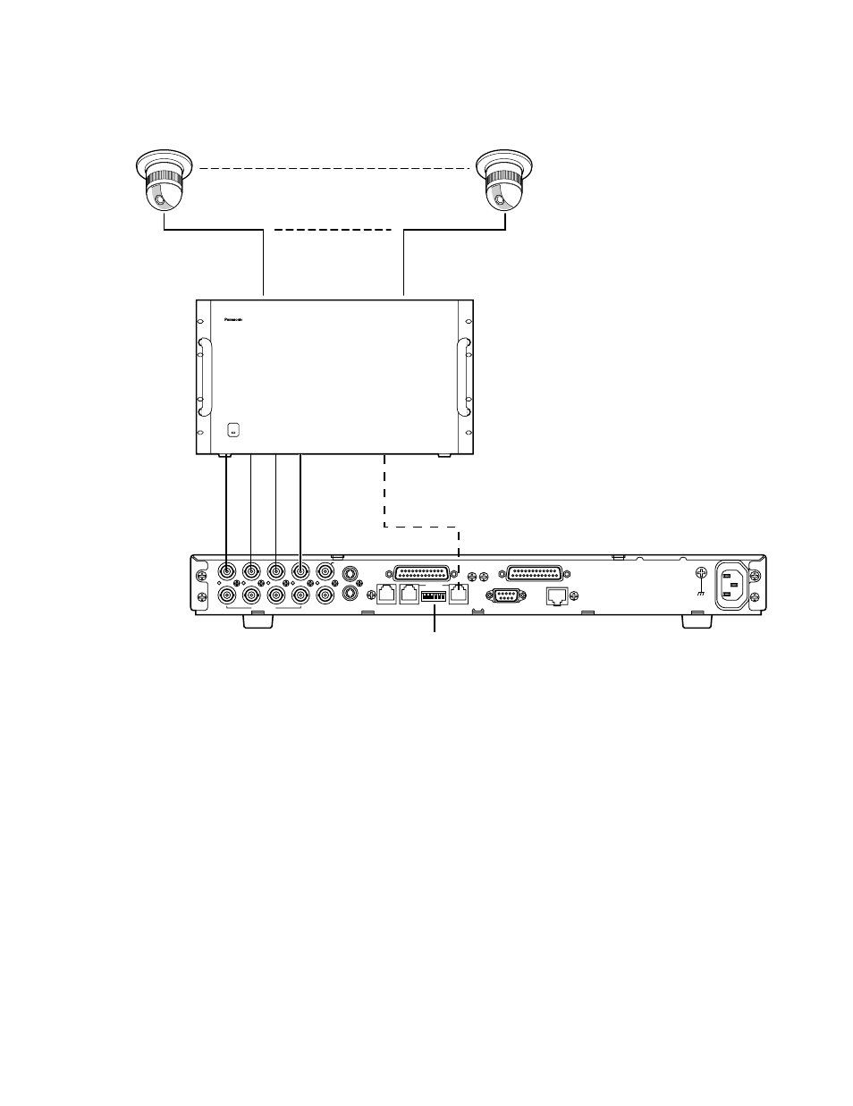 Matrix switcher connections, Operate, Network interface unit | Panasonic WJ-NT204 User Manual | Page 22 / 147