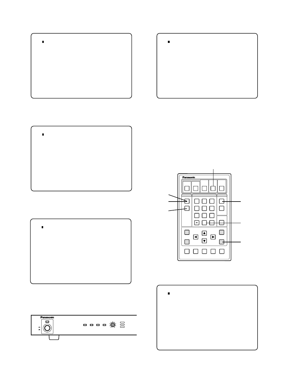 Sequential dialing (receiver ) | Panasonic WJ-NT204 User Manual | Page 58 / 147