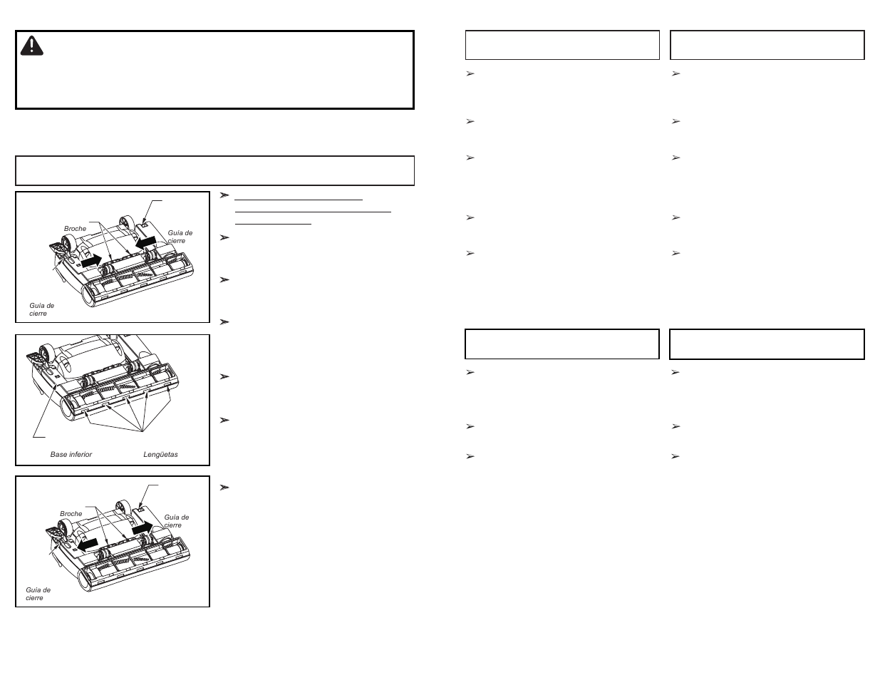 Warning, Removing and installing lower plate | Panasonic MC-UL910 User Manual | Page 21 / 68