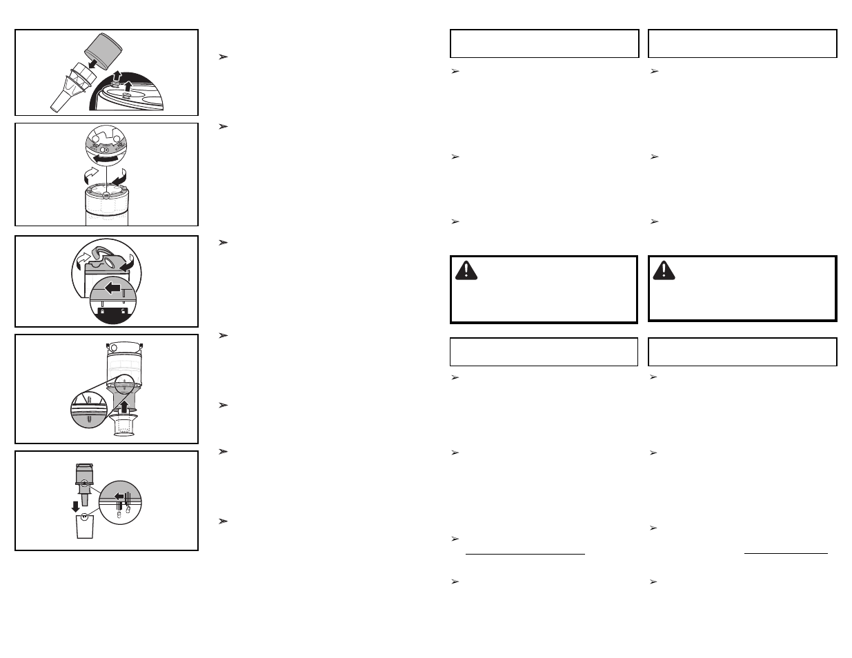 Attention, Cuidado | Panasonic MC-UL910 User Manual | Page 40 / 68