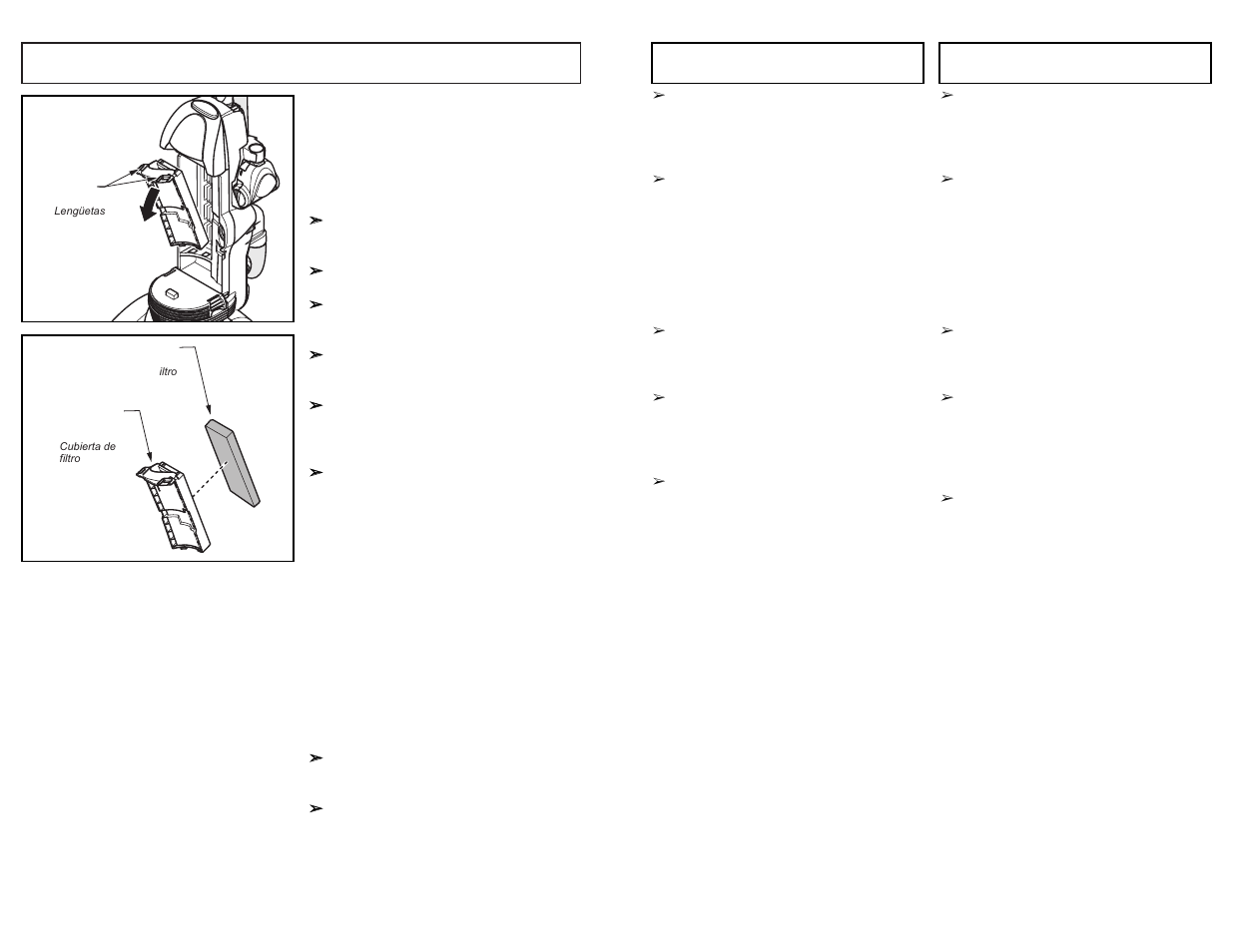 Primary filter cleaning | Panasonic MC-UL910 User Manual | Page 46 / 68