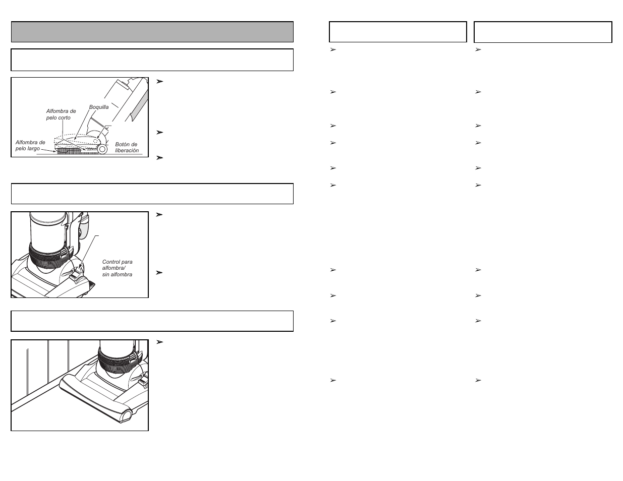 Features, Automatic self adjusting nozzle, Carpet/bare floor selector | Edge cleaning | Panasonic MC-UL910 User Manual | Page 51 / 68