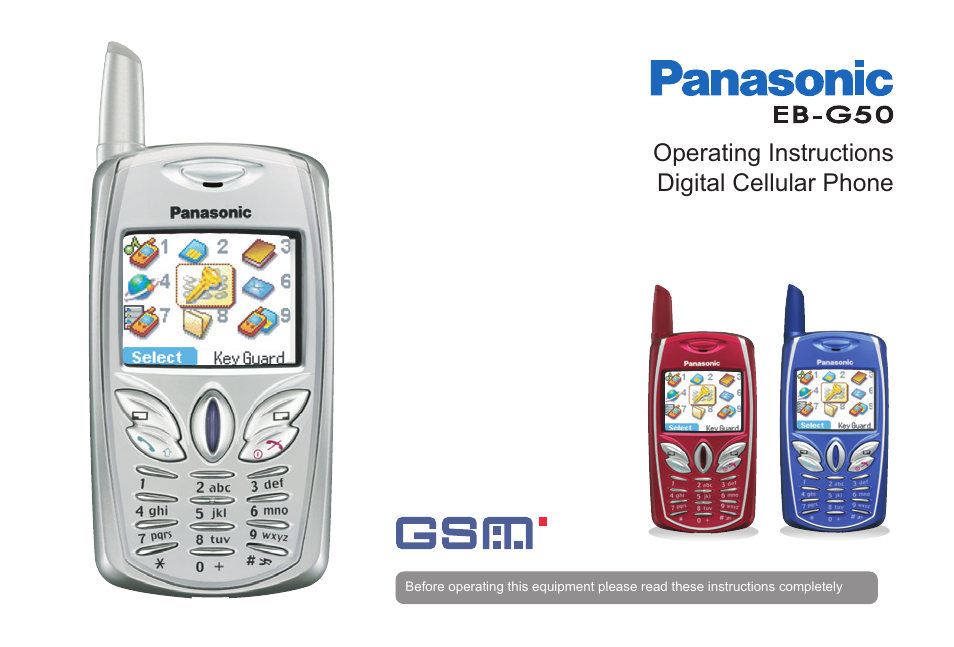 Panasonic EB-G50 User Manual | 104 pages