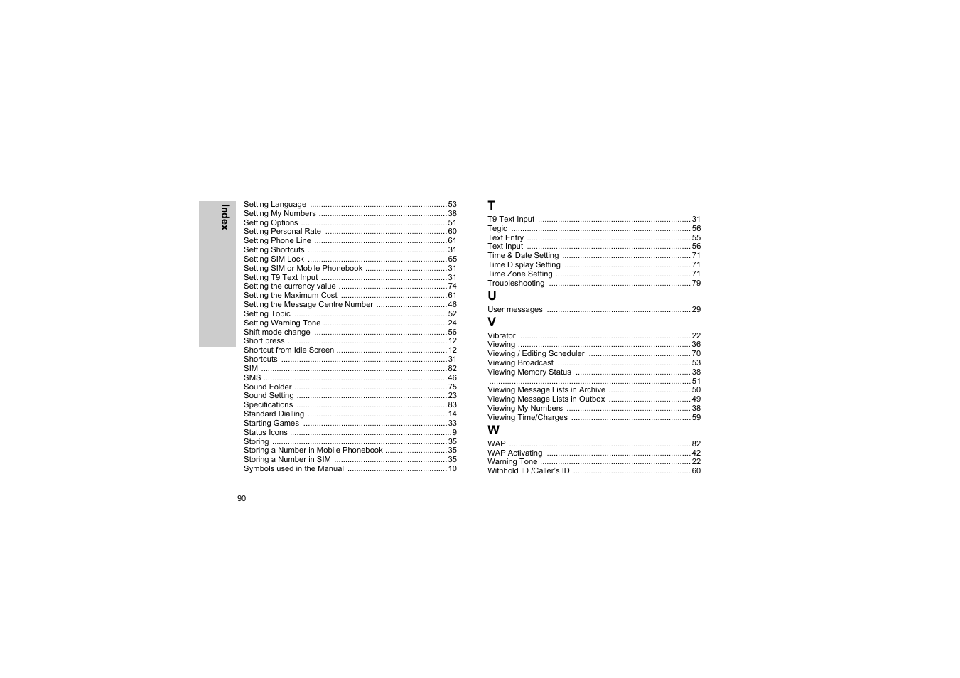 Panasonic EB-G50 User Manual | Page 93 / 104