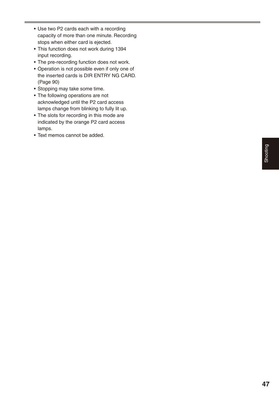 Panasonic AG-HPX172EN User Manual | Page 47 / 128