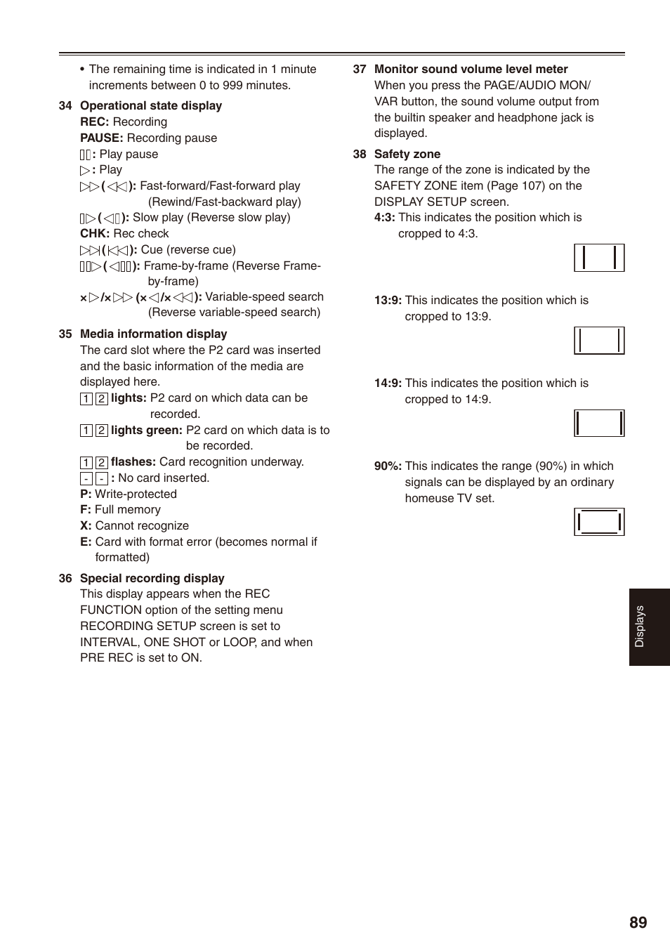 Panasonic AG-HPX172EN User Manual | Page 89 / 128