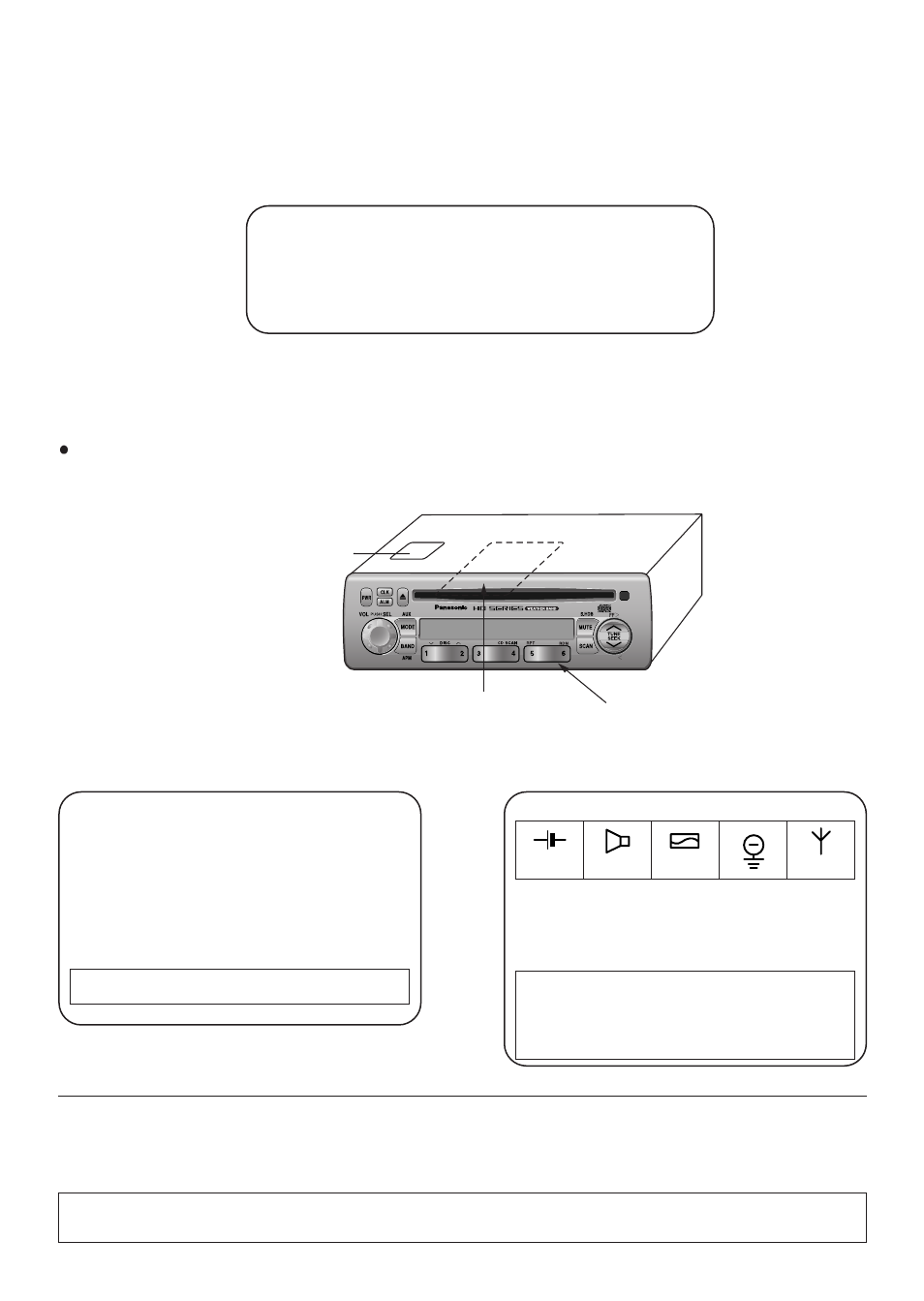 Laser products, Part 15 of the fcc rules | Panasonic 5300U User Manual | Page 5 / 32