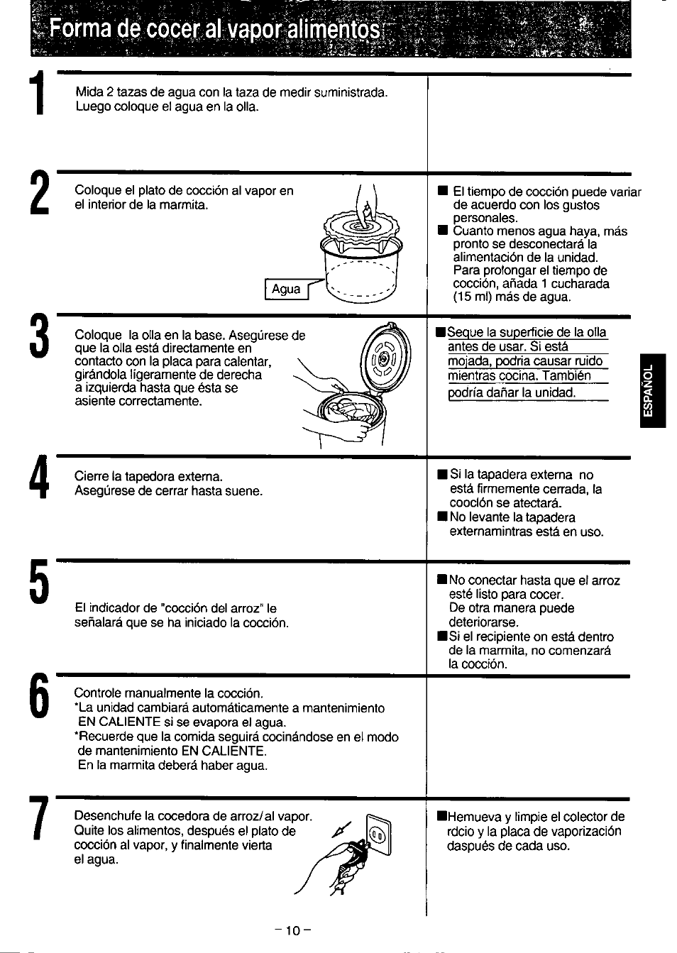 Panasonic SR-SH15PA User Manual | Page 11 / 12