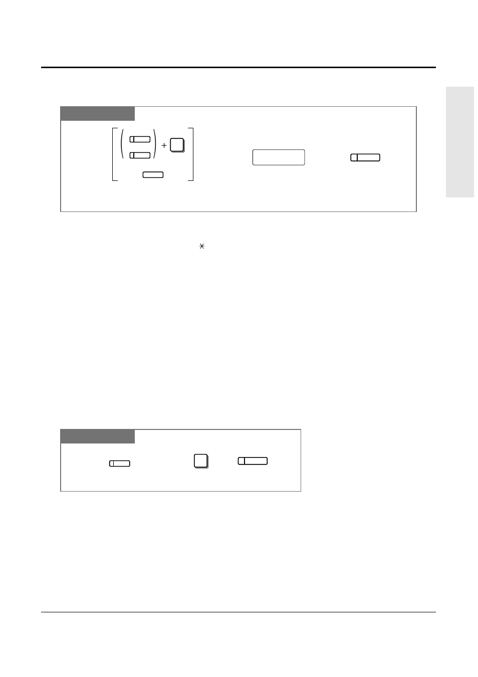 2 proprietary telephone settings, One-touch dialing button, Conf (conference) button | Panasonic KX-TD1232 User Manual | Page 19 / 132