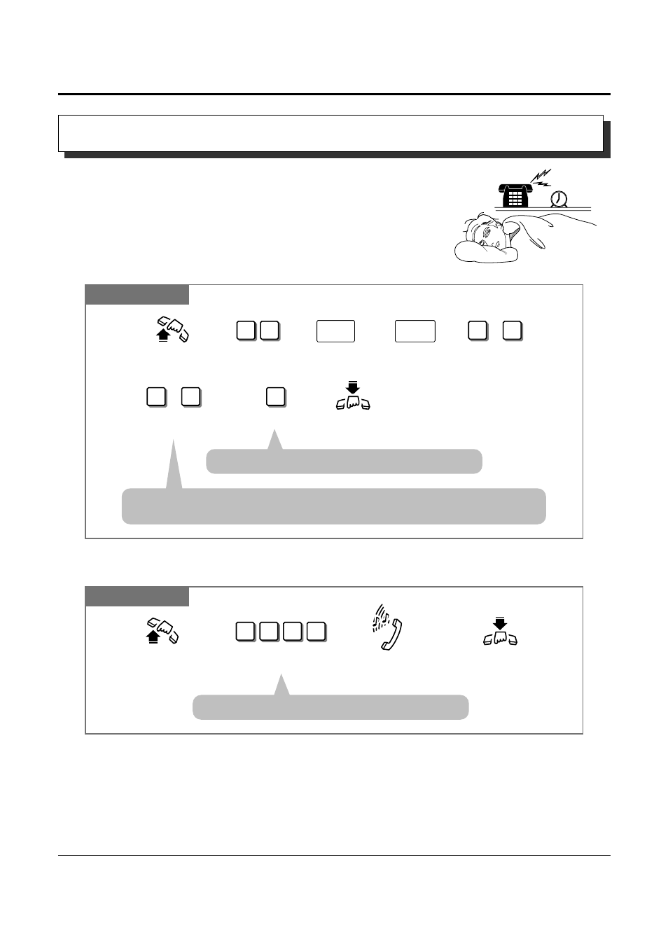 7 useful features, Alarm setting (timed reminder), Canceling | Setting | Panasonic KX-TD1232 User Manual | Page 80 / 132