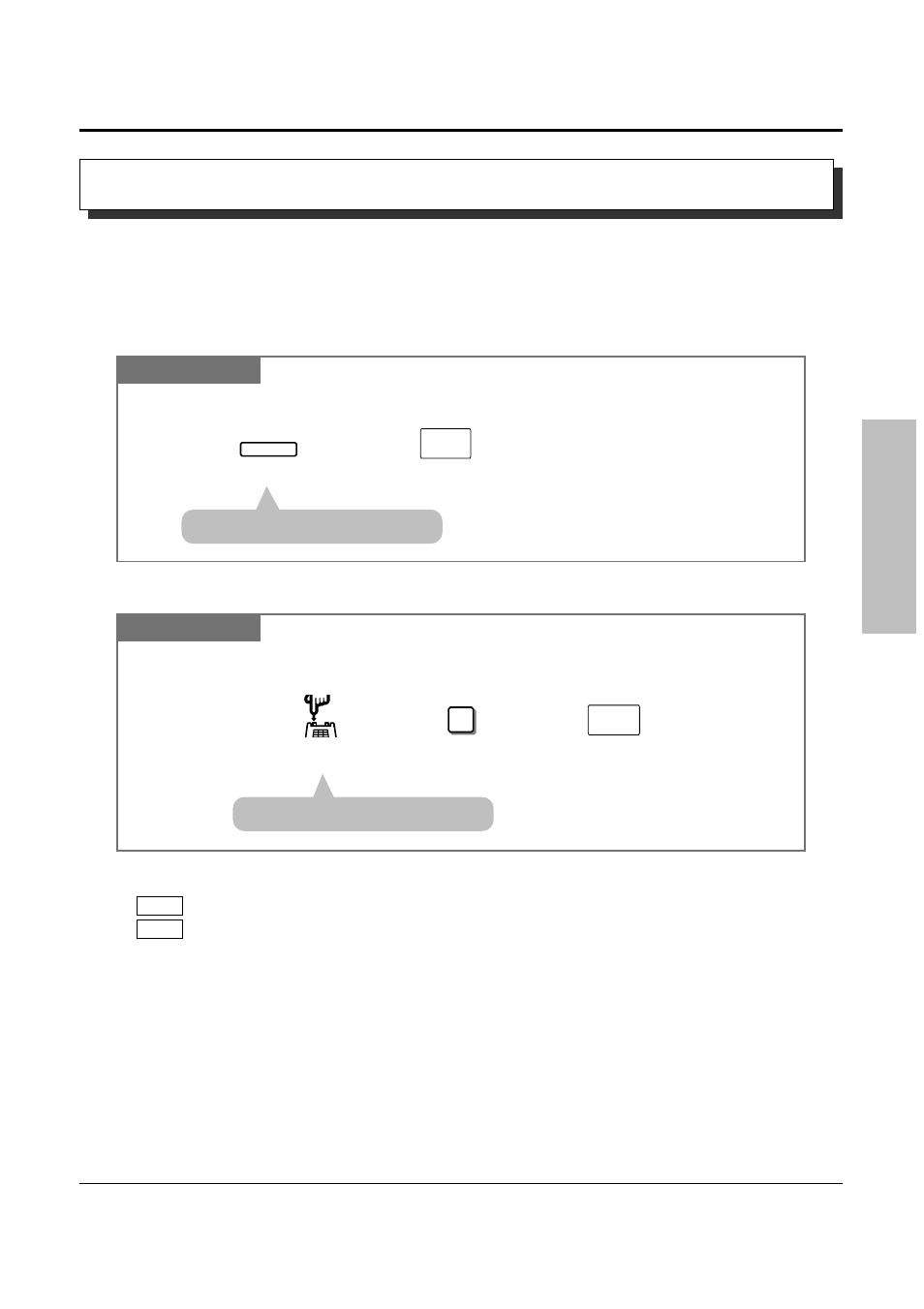 7 useful features, External feature access | Panasonic KX-TD1232 User Manual | Page 87 / 132