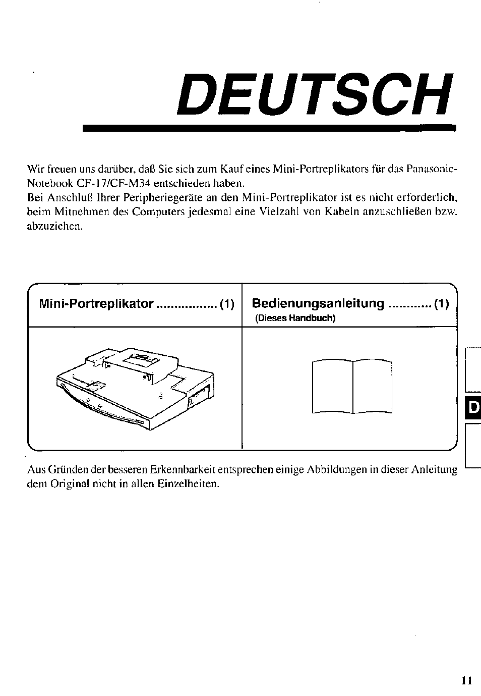 Deutsch | Panasonic CF-VEB342 User Manual | Page 11 / 28