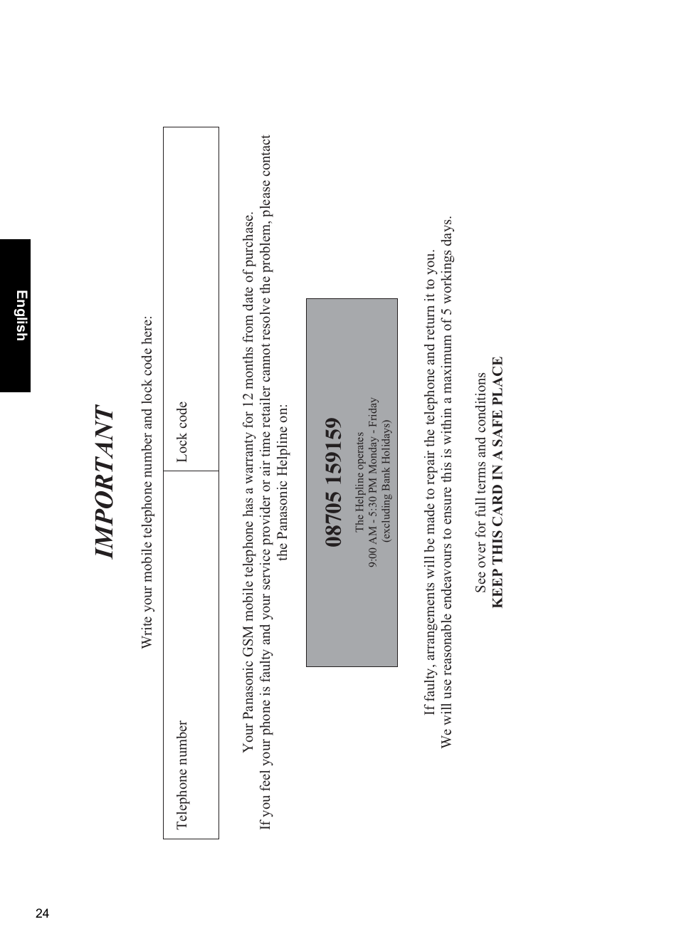 Important | Panasonic A100 User Manual | Page 25 / 65