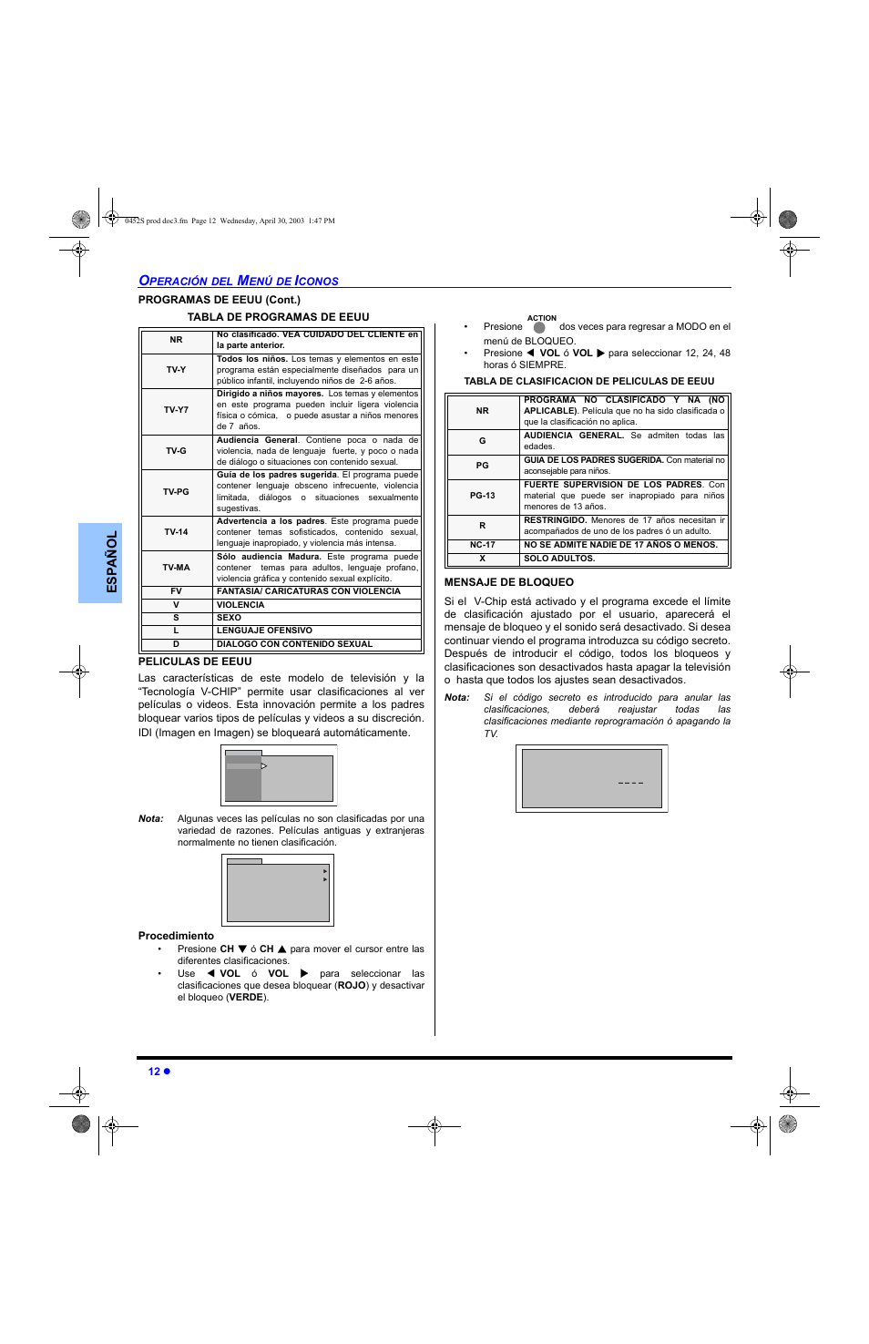 Panasonic CT 20L8 User Manual | Page 30 / 57