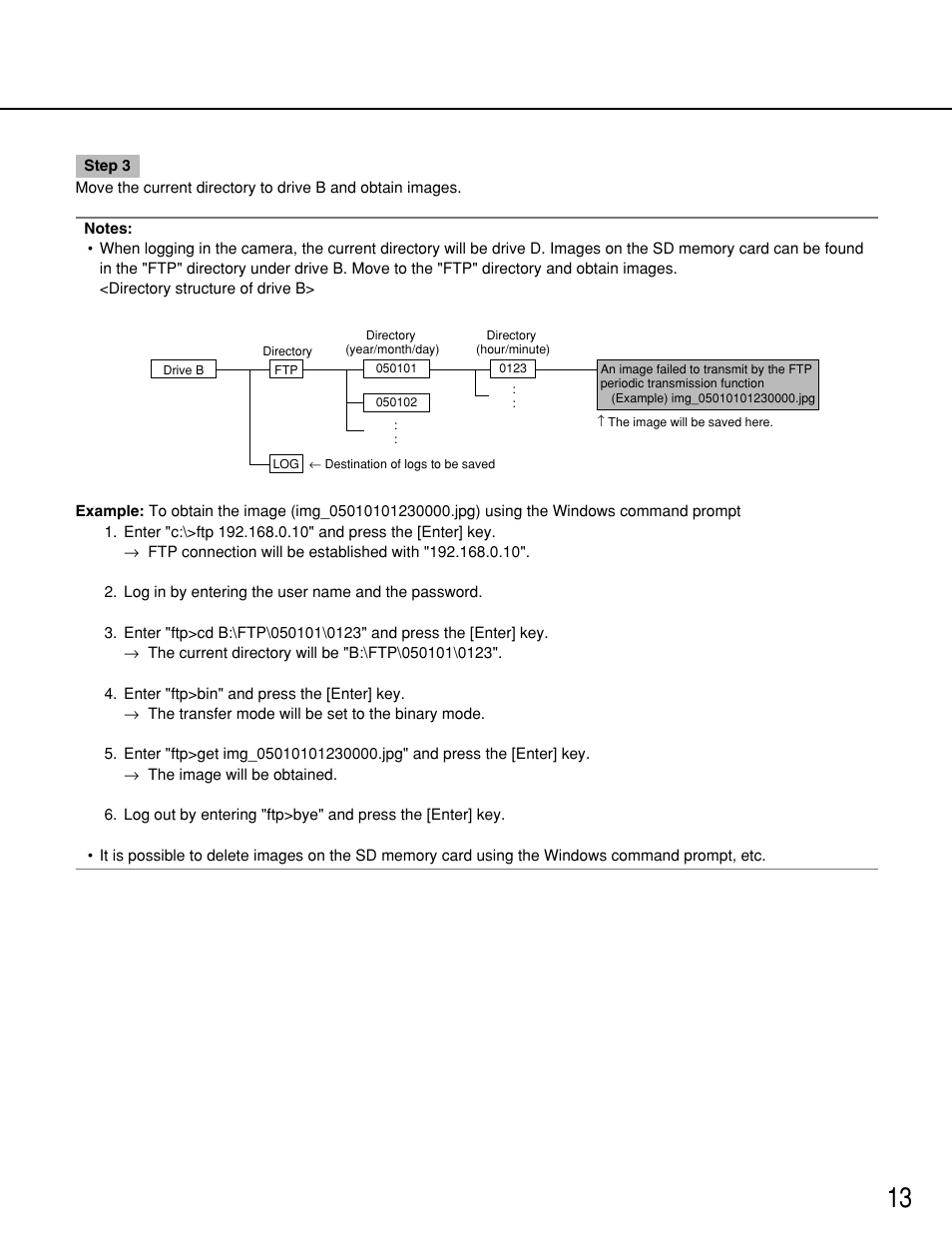 Panasonic WV-NP1000 User Manual | Page 13 / 70