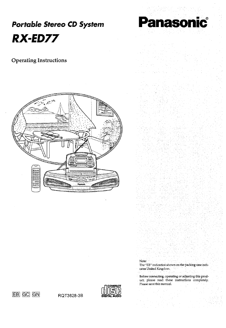 Panasonic RX-ED77 User Manual | 36 pages