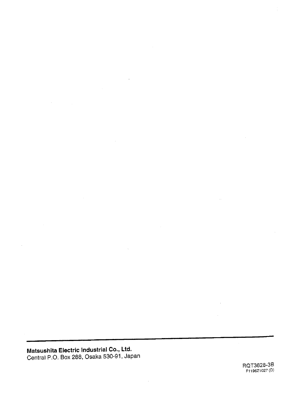 Panasonic RX-ED77 User Manual | Page 36 / 36